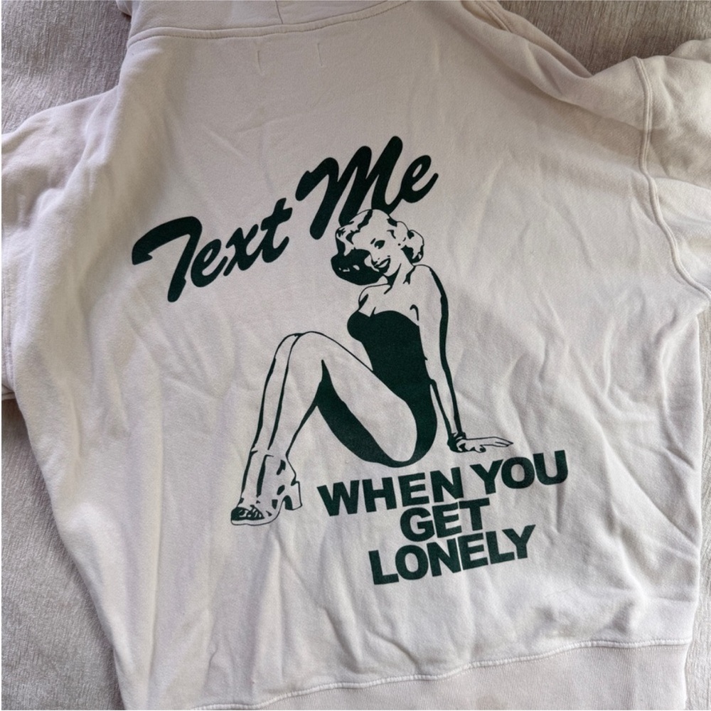 Lonely Ghost Zip Up Hoodie